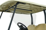 Safe Wedge Protective Partition installed in a Club Car Precedent golf cart