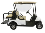 Safe Wedge Protective Partition installed in a E-Z-GO RXV golf cart