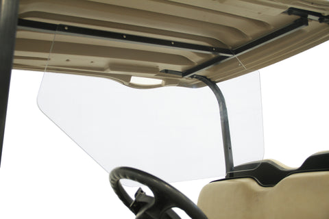Safe Wedge Protective Partition installed in a E-Z-GO RXV golf cart