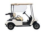 Safe Wedge Protective Partition installed in a E-Z-GO TXT golf cart