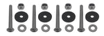 Complete mounting hardware kit for Safe Wedge Protective Partition for golf carts