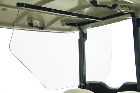 Safe Wedge Protective Partition installed in a Yamaha DRIVE golf cart