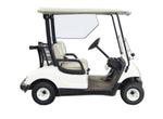 Safe Wedge Protective Partition installed in a Yamaha DRIVE golf cart